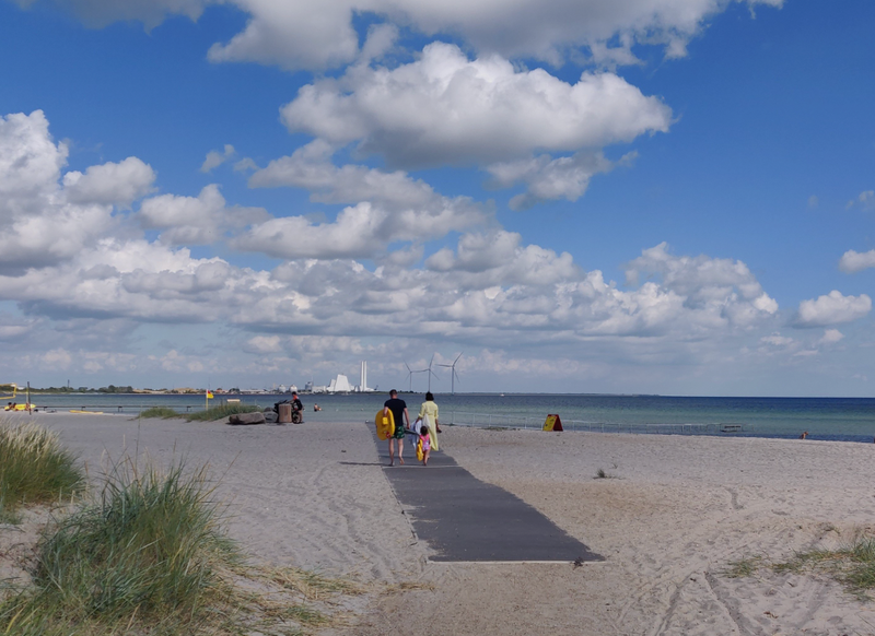 Rigtig hyggelig strandtur ude i Vallensbæk Strandpark